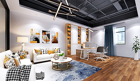 佛山鄂松盛自动化设备办公室装建设计