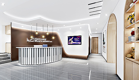 番禺区哈莫妮琴行培训装建设计