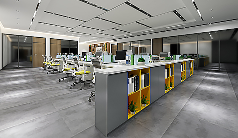 立高食品办公室装建设计