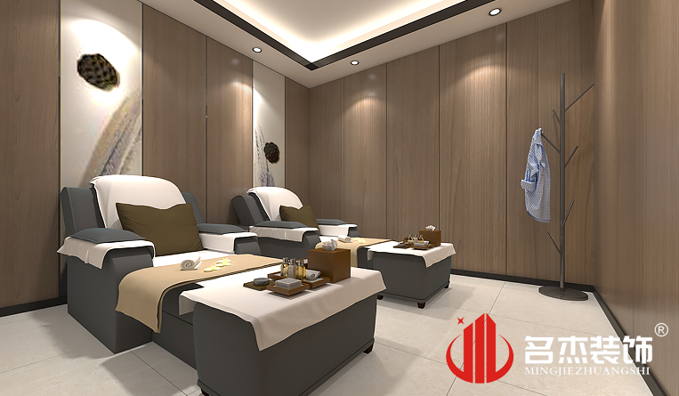 沐足房装建设计成效