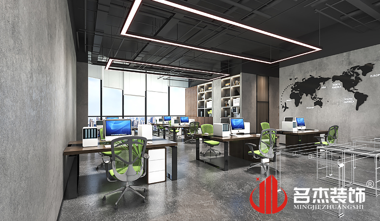 办公区域装建设计成效