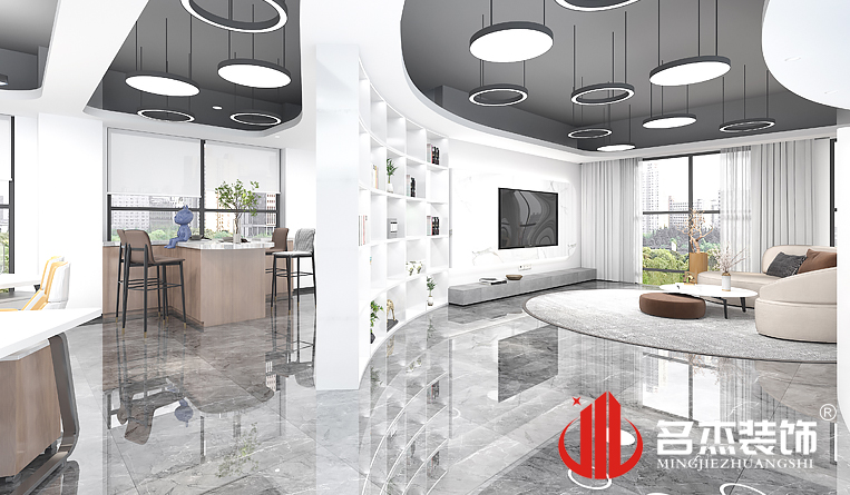 休闲区装建设计成效