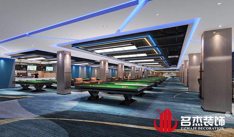台球区域装建设计成效
