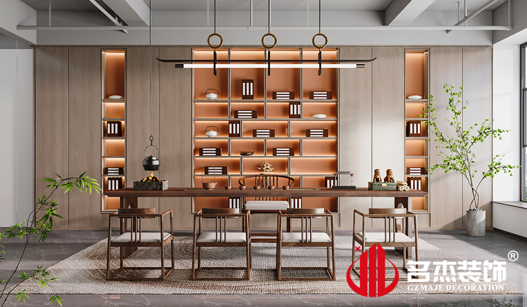 茶馆装建设计成效