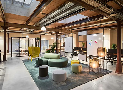 结合绿植和构筑风格特色的办公空间是若何做出来的——Sartorius