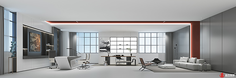 董事长室装建设计成效