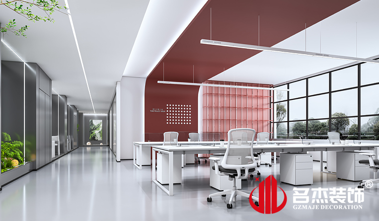 办公区装建设计成效