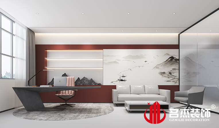 经理室装建设计成效