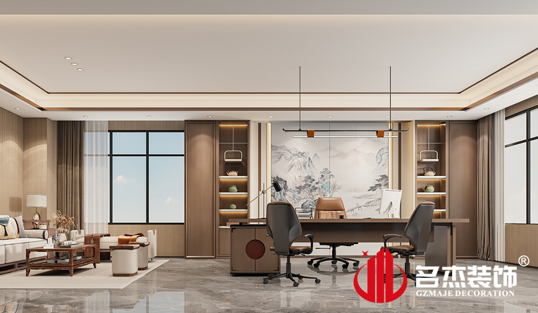 经理室装建设计成效